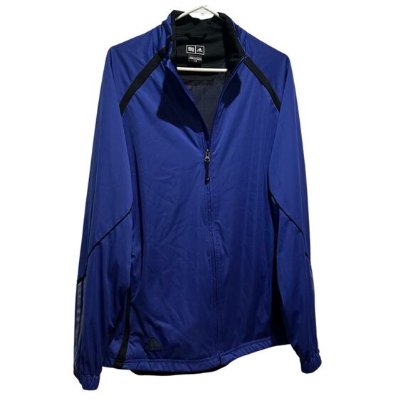 Adidas Purple Full Zip Jacket Uni Sex Size Large Pre Owned - Picture 2 of 6